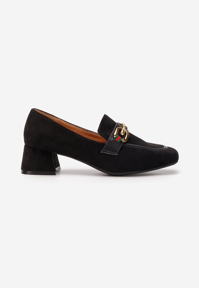 Loafers με τακουνι Eudora μαύρα