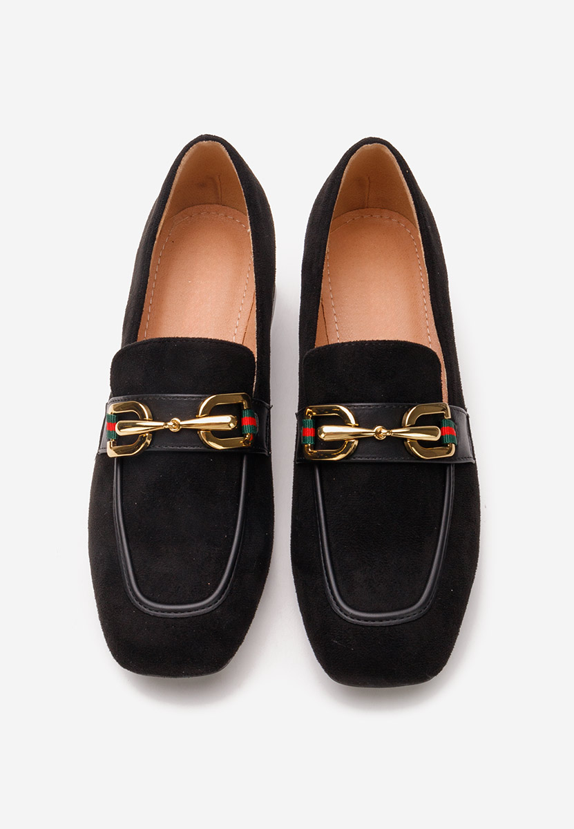 Loafers με τακουνι Eudora μαύρα