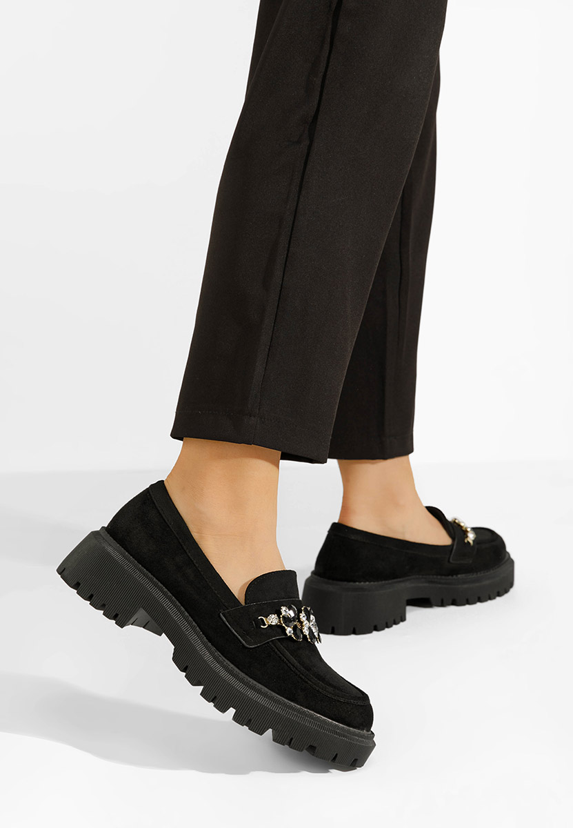 Loafers γυναικεια Caisey μαύρα