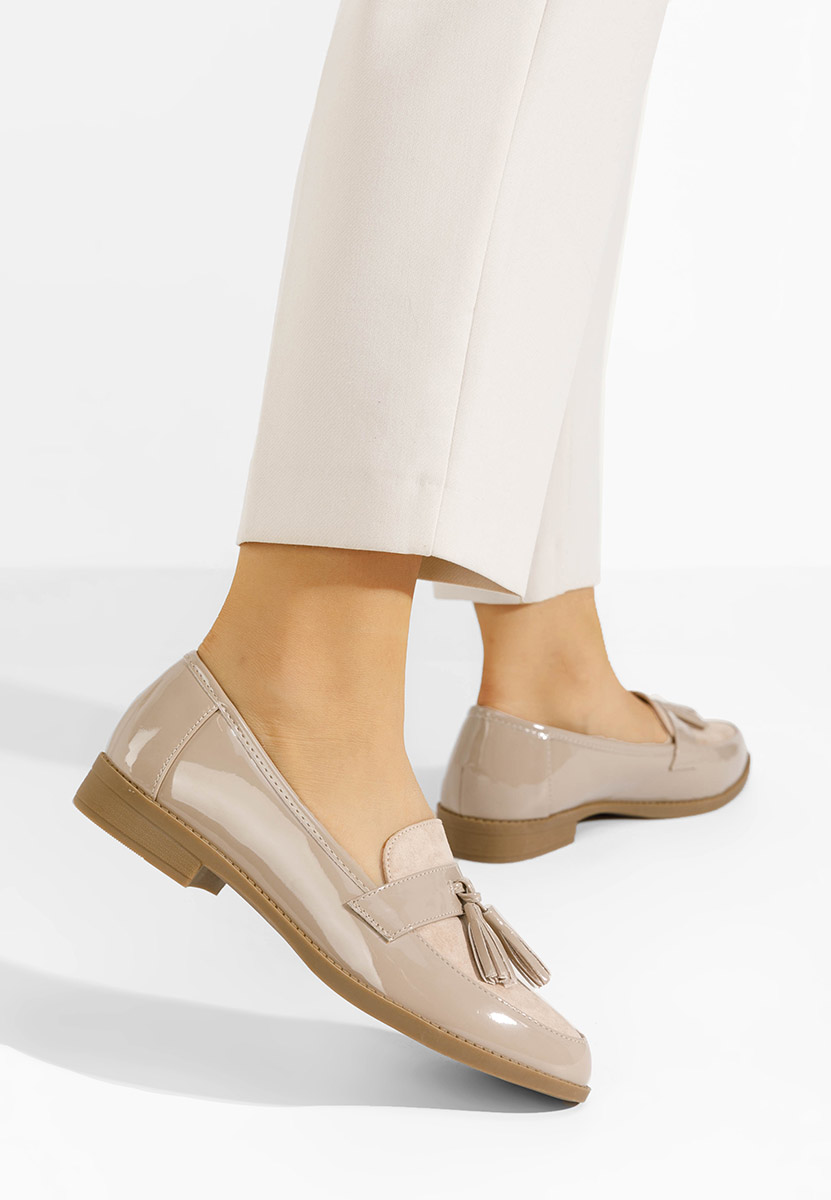 Loafers γυναικεια Kayia μπεζ