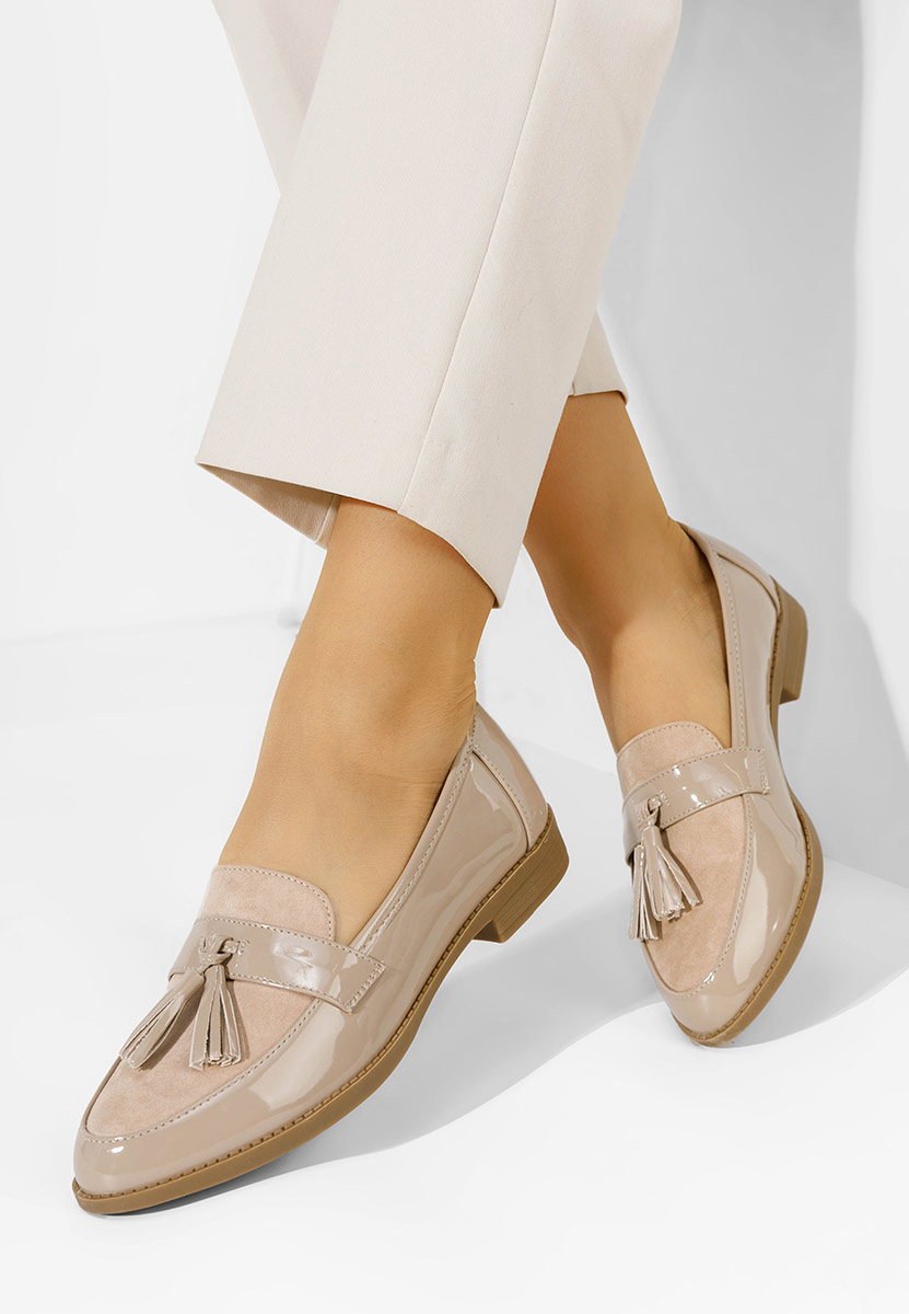Loafers γυναικεια Kayia μπεζ