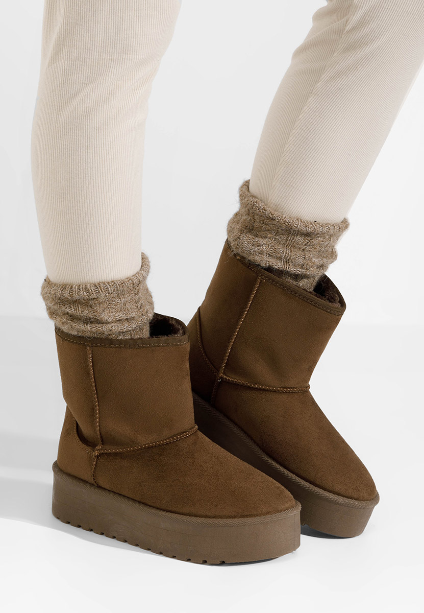 Μπότες τύπου UGG Chrisia V2 καφε