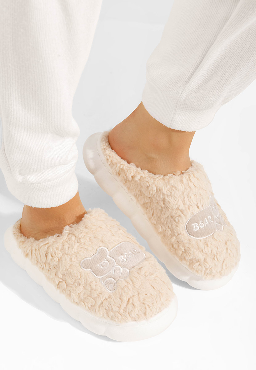 Γυναικείες Σαγιονάρες Tiena μπεζ