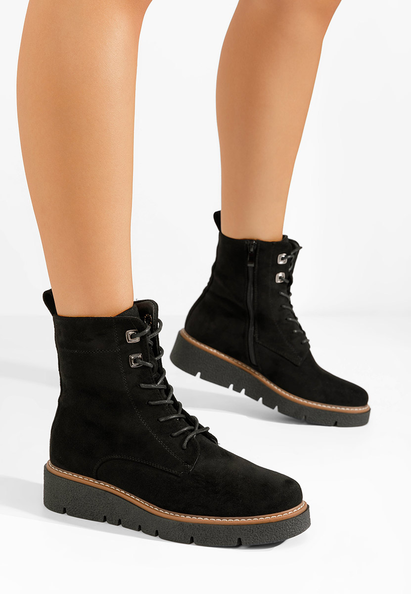 Γυναικεία μποτάκια Terrianna Μαύρα
