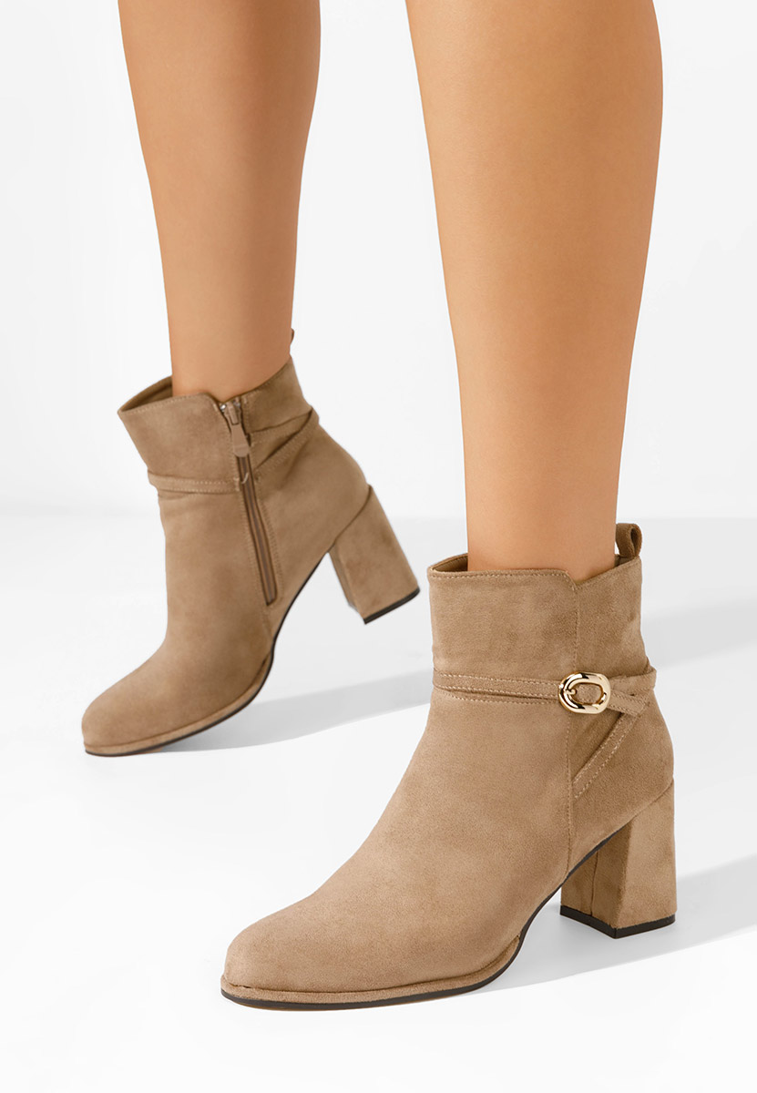 Μποτάκια με χοντρό τακούνι Cherri χακι Μποτάκια με χοντρό τακούνι Cherri χακι