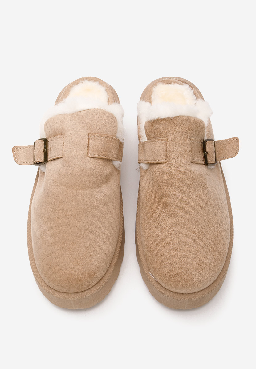 Παντοφλεσ γυναικειεσ χειμερινεσ Aselda χακι