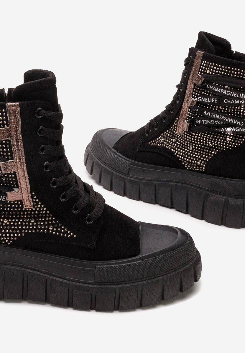 Γυναικεία μποτάκια Brenia V2 Μαύρα