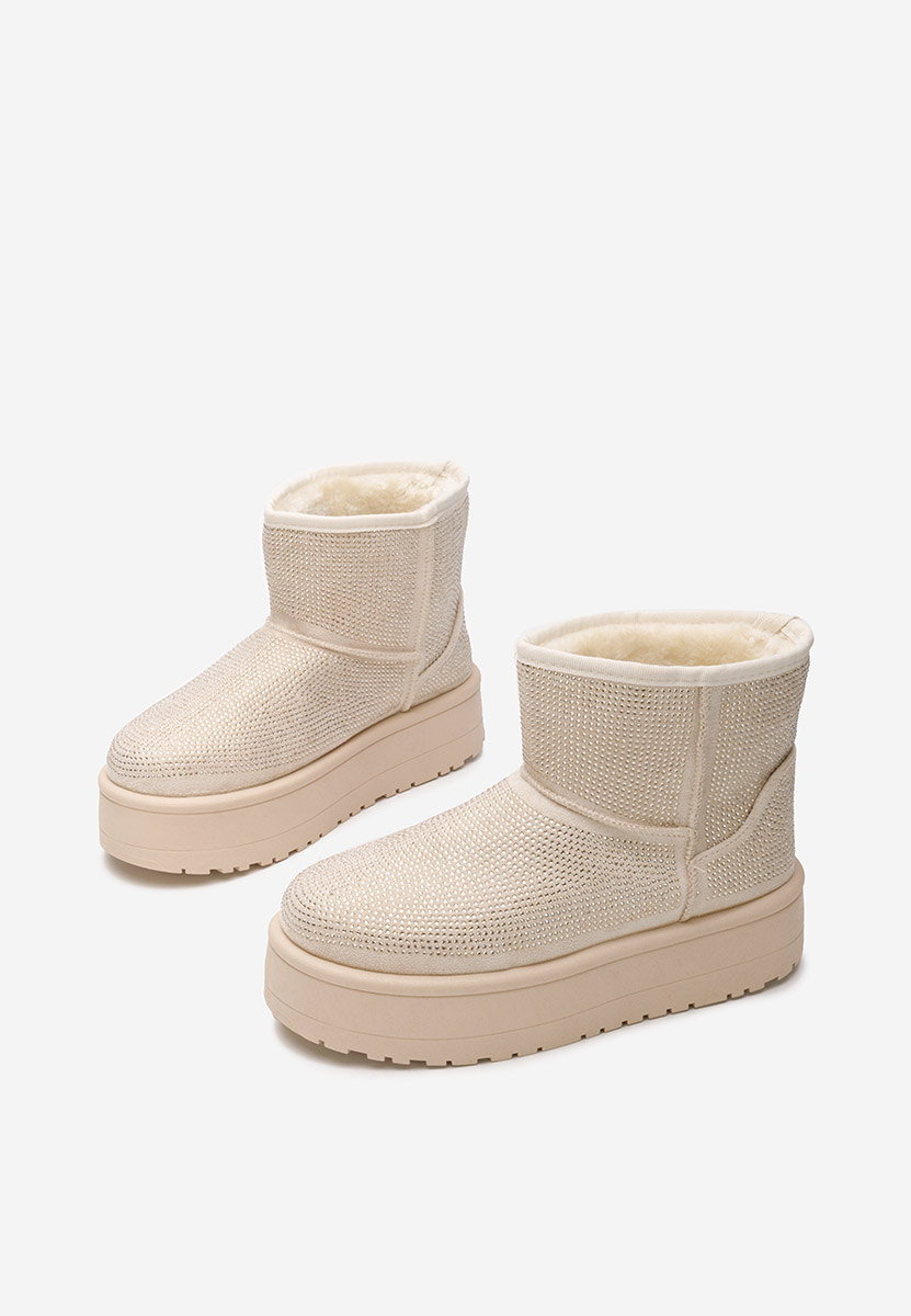 Μπότες τύπου UGG Feyna μπεζ