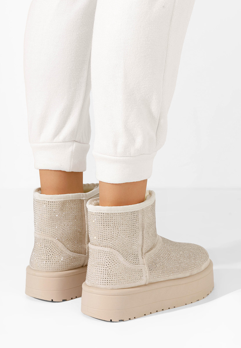 Μπότες τύπου UGG Feyna μπεζ