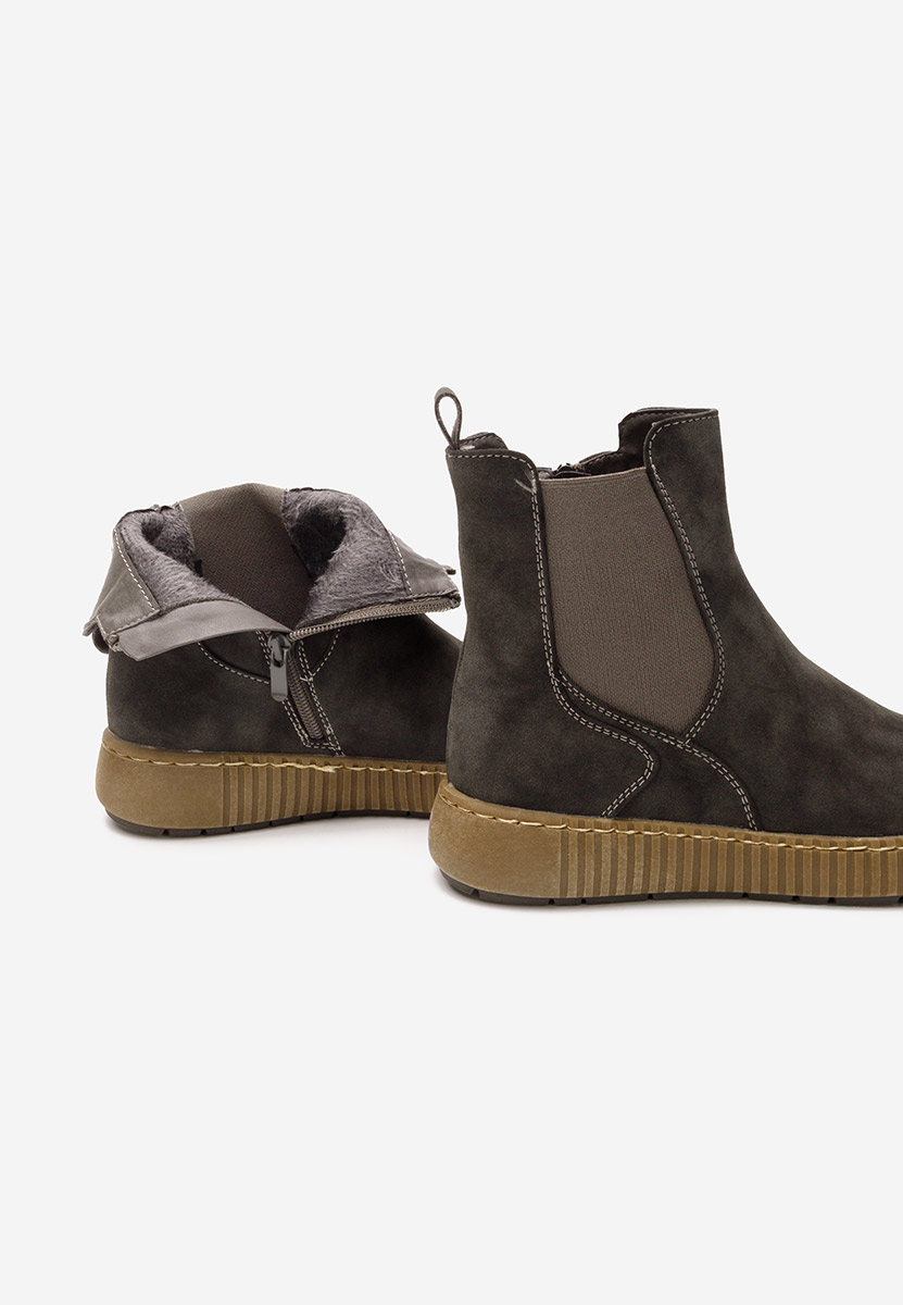 Μποτάκια Chelsea γυναικεία Sheela γκρι