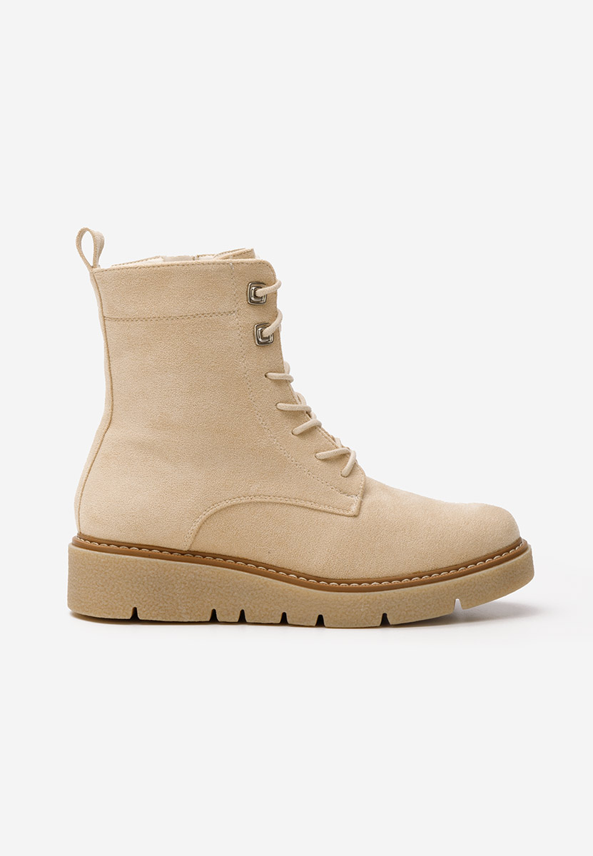 Γυναικεία μποτάκια Terrianna μπεζ