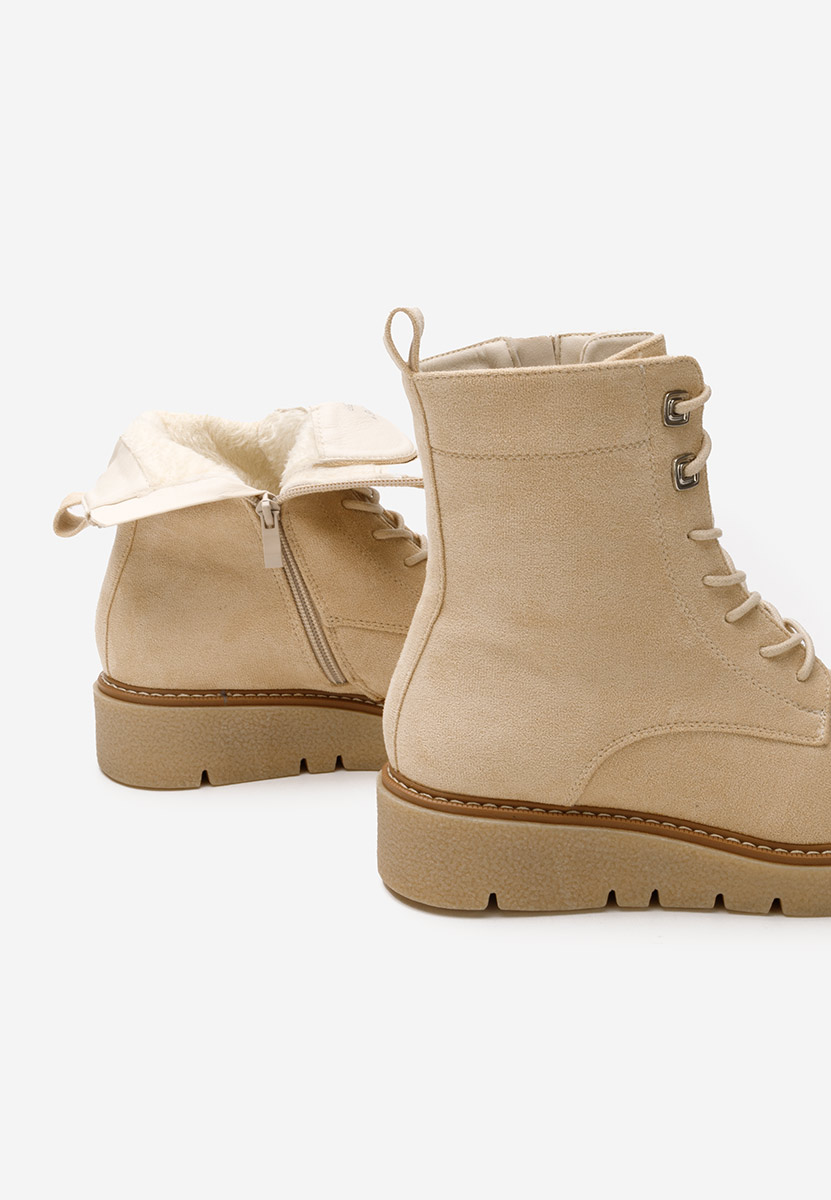 Γυναικεία μποτάκια Terrianna μπεζ