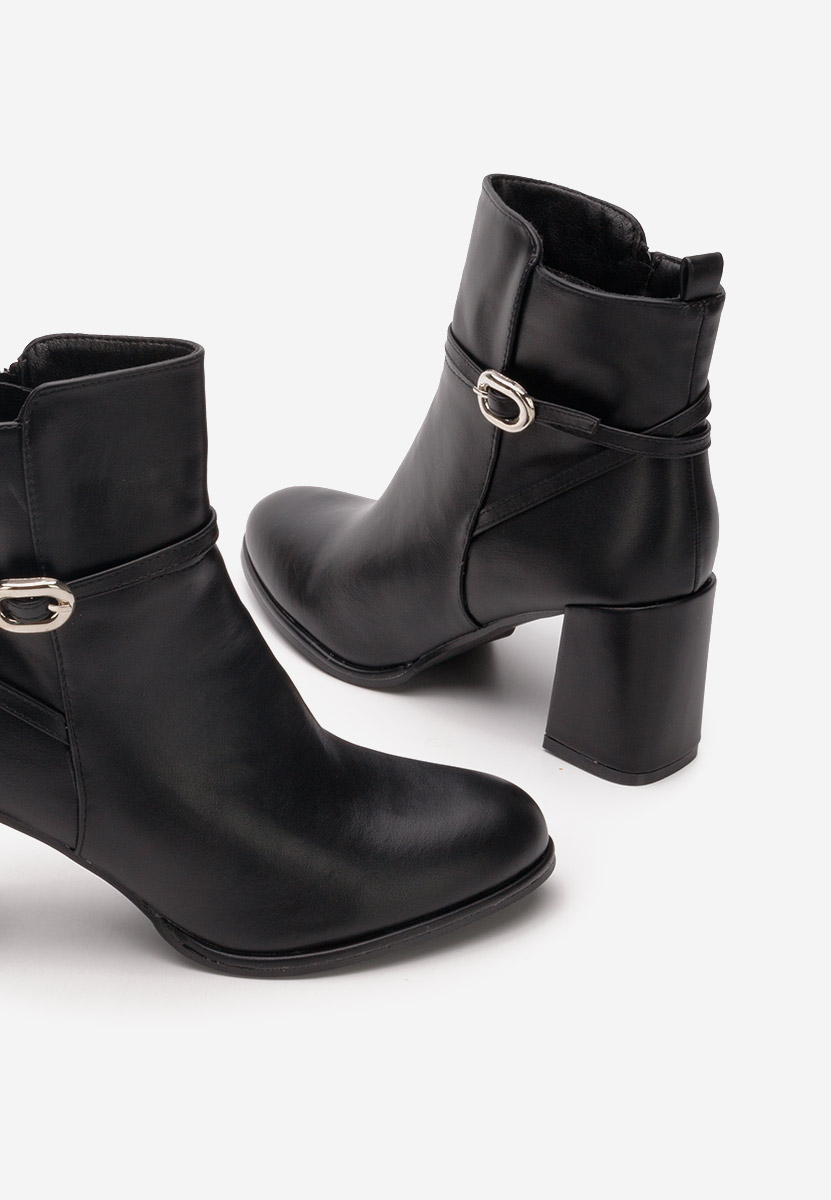 Μποτάκια με χοντρό τακούνι Cherri V2 Μαύρα Μποτάκια με χοντρό τακούνι Cherri V2 Μαύρα