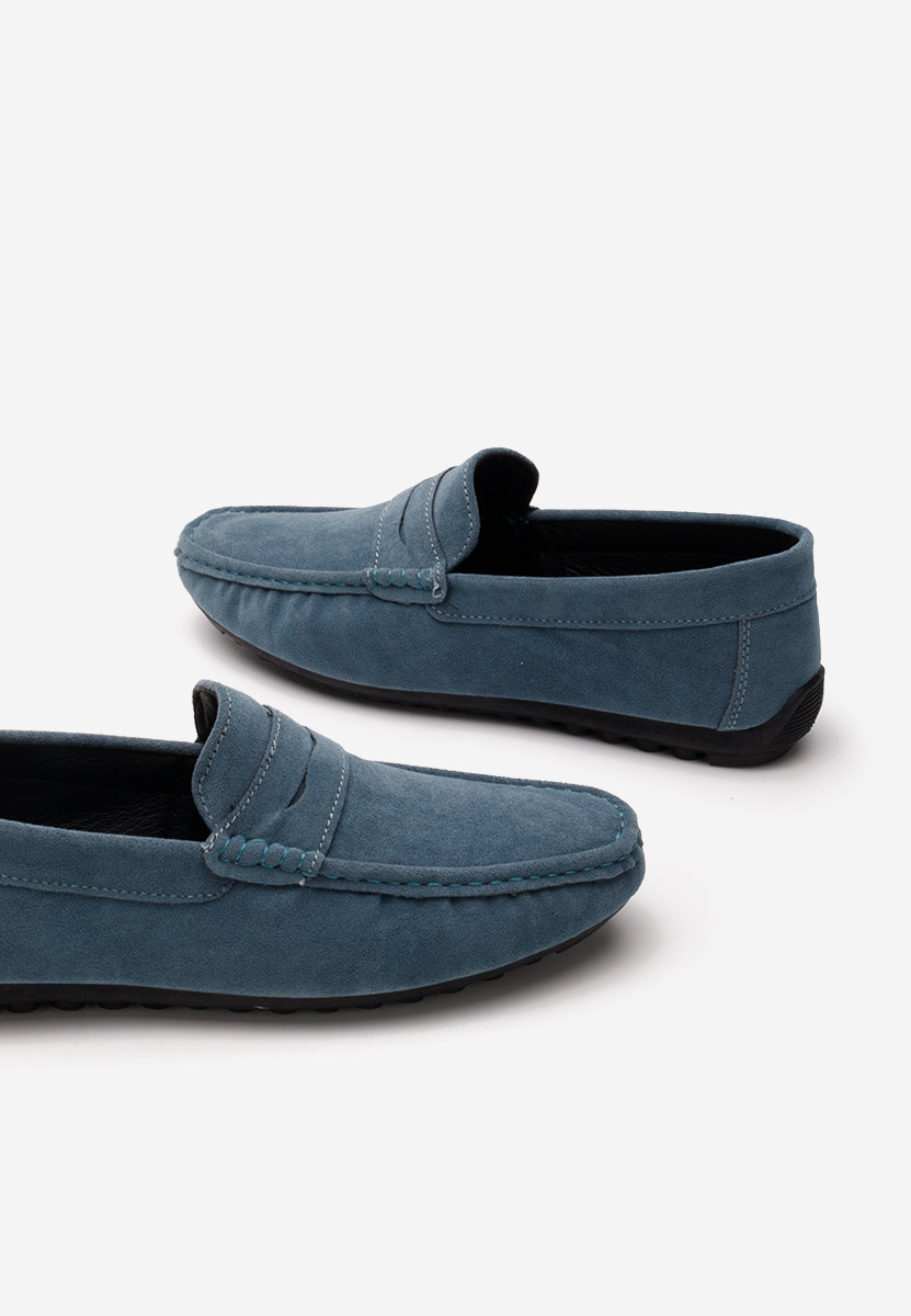 Mοκασινια ανδρικά Bernard μπλε