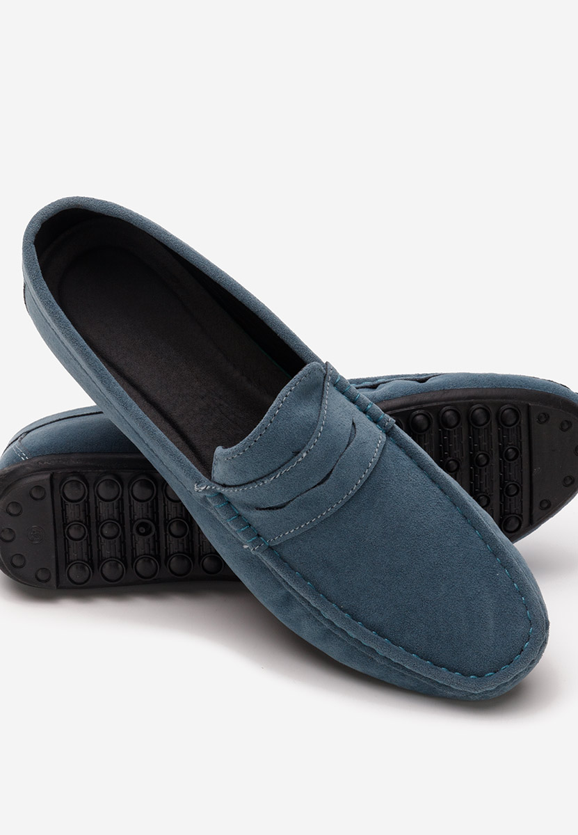 Mοκασινια ανδρικά Bernard μπλε