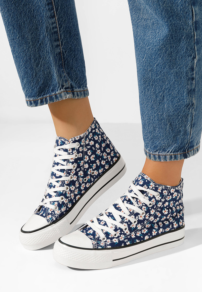 Γυναικεία sneakers αστραγάλο Querra μπλε
