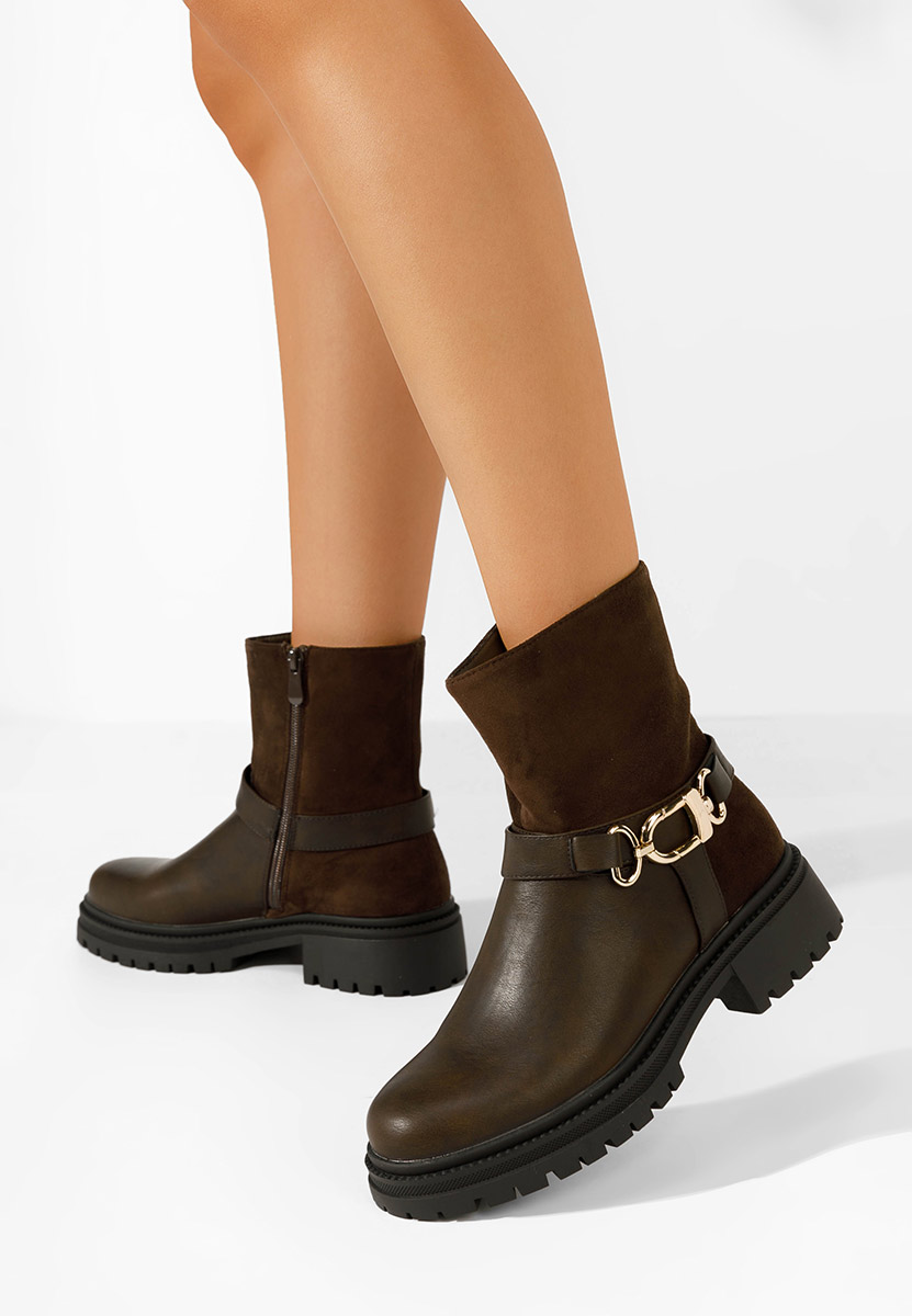 Γυναικεία μποτάκια Jacklyn καφε