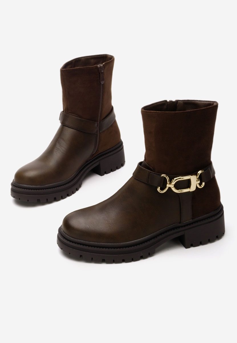 Γυναικεία μποτάκια Jacklyn καφε