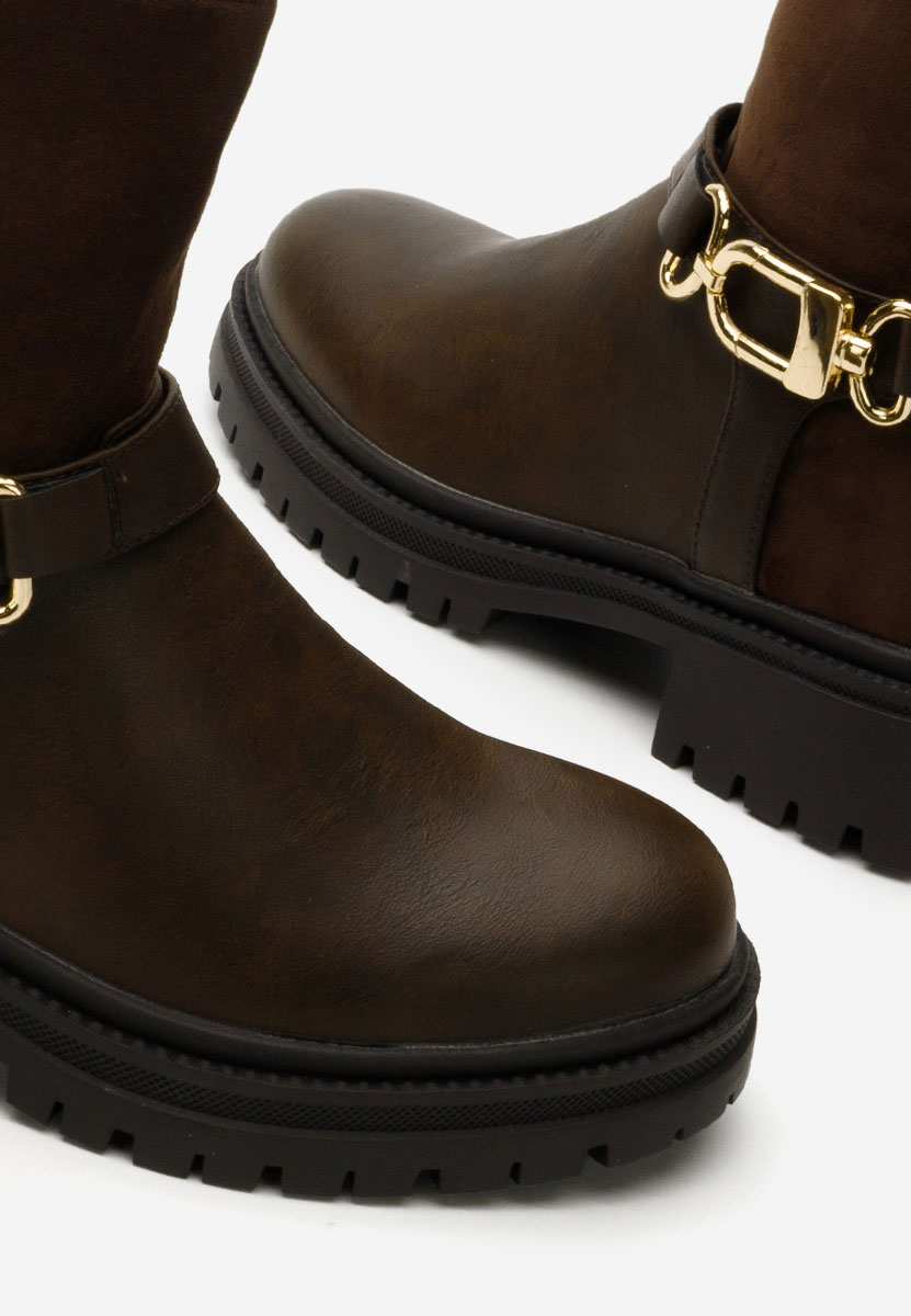 Γυναικεία μποτάκια Jacklyn καφε