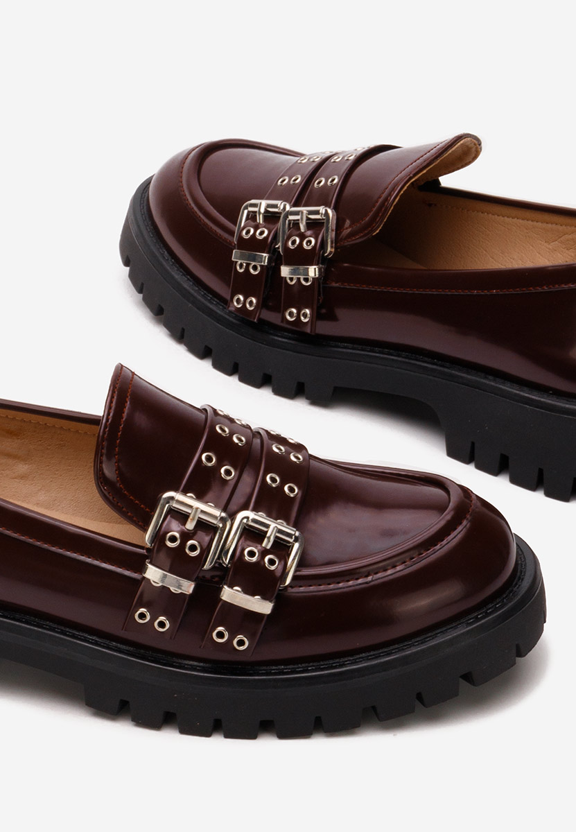 Loafers γυναικεια Kyelle μπορντό