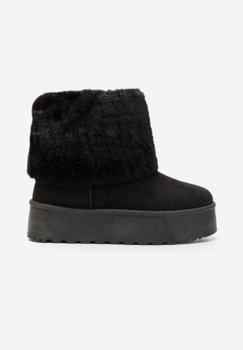 Μπότες τύπου UGG Lizabeth Μαύρα