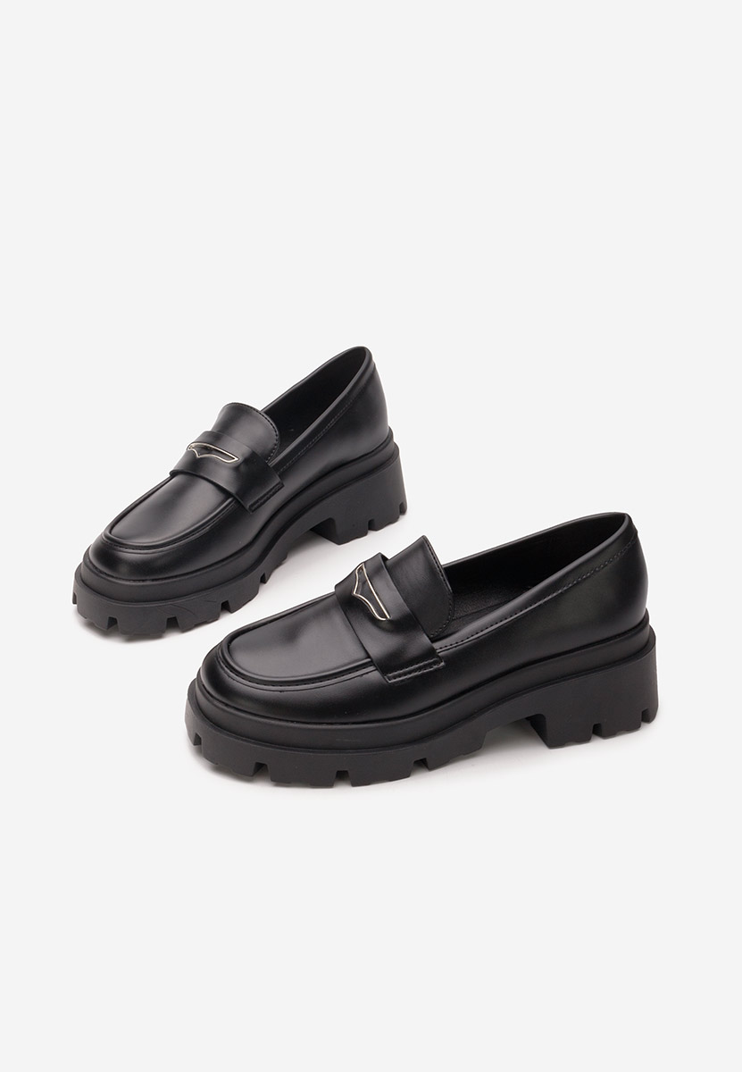 Loafers γυναικεια Aksa V2 μαύρα