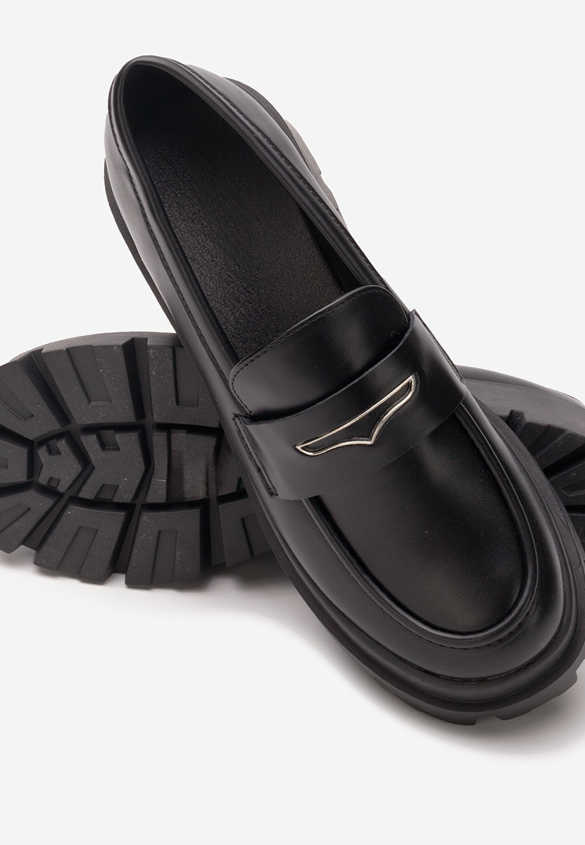 Loafers γυναικεια Aksa V2 μαύρα