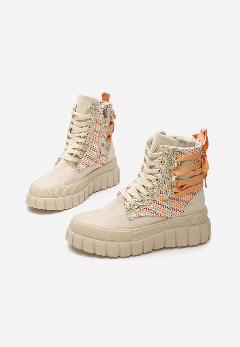 Γυναικεία μποτάκια Brenia μπεζ