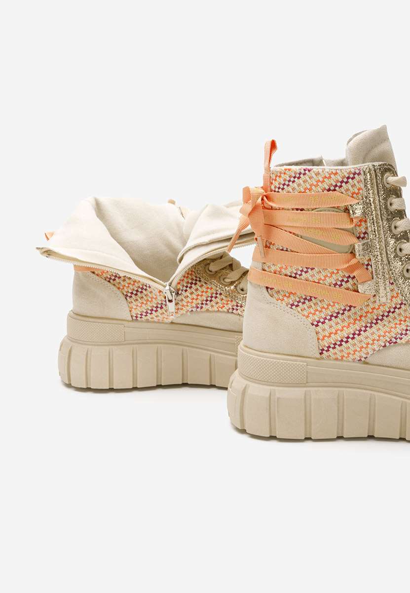 Γυναικεία μποτάκια Brenia μπεζ