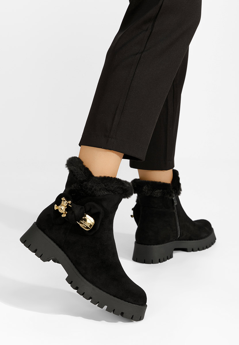 Χειμερινά Αρβυλάκια γυναικείες Eileen Μαύρα Χειμερινά Αρβυλάκια γυναικείες Eileen Μαύρα