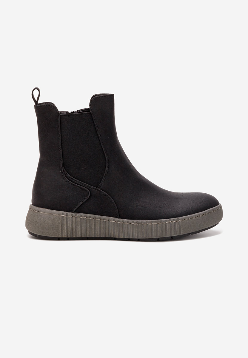 Μποτάκια Chelsea γυναικεία Sheela μαύρα