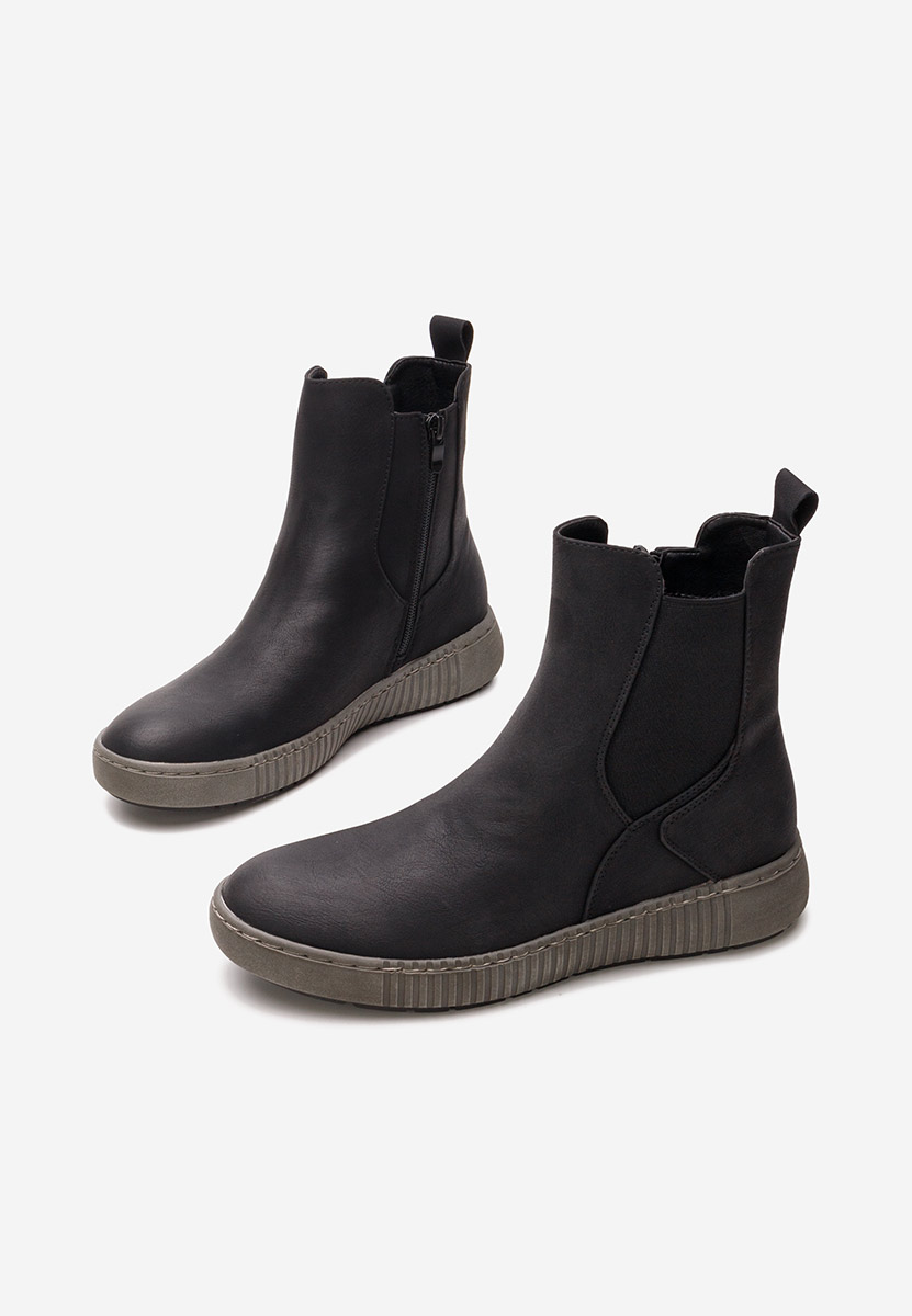 Μποτάκια Chelsea γυναικεία Sheela μαύρα