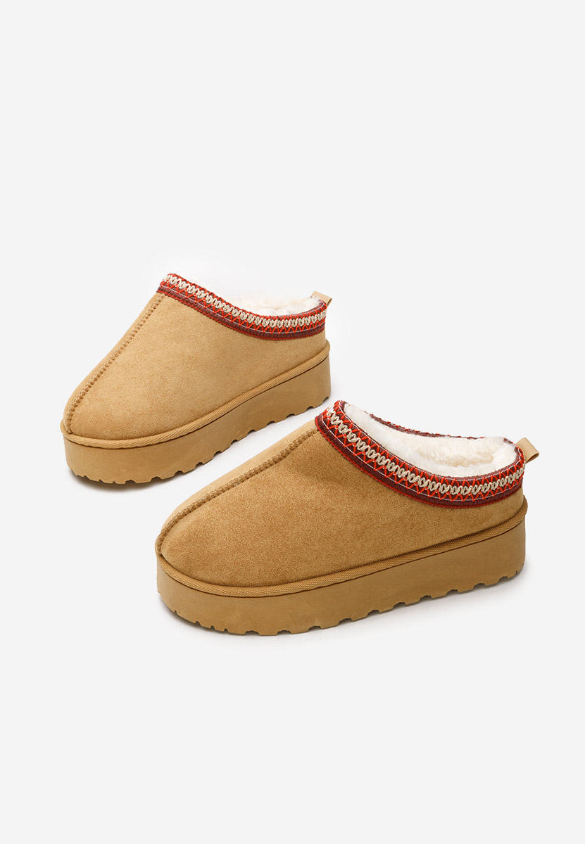 Μπότες τύπου UGG Cassei ταμπά