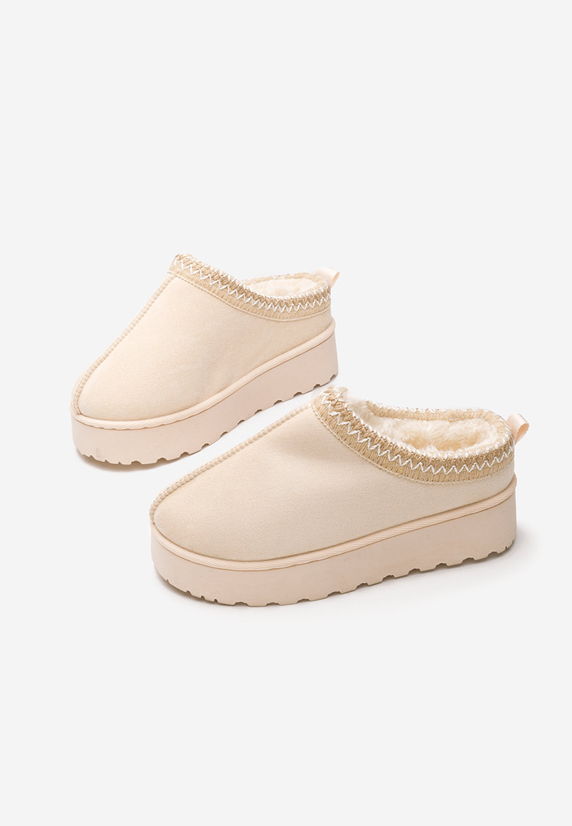 Μπότες τύπου UGG Cassei μπεζ