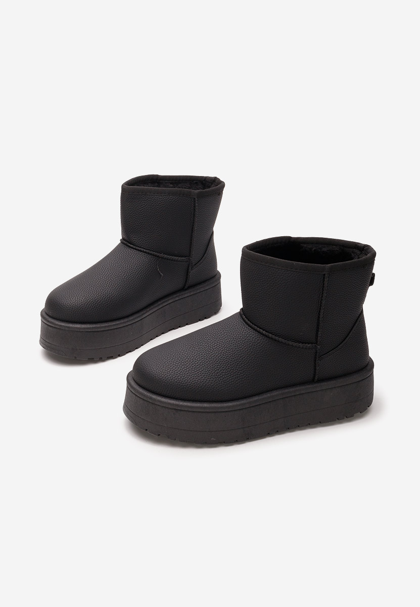 Μπότες τύπου UGG Thresa Μαύρα