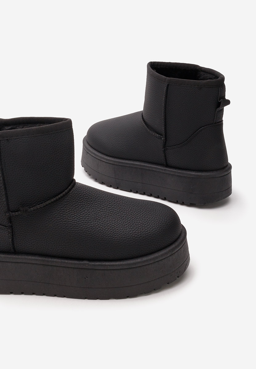 Μπότες τύπου UGG Thresa Μαύρα