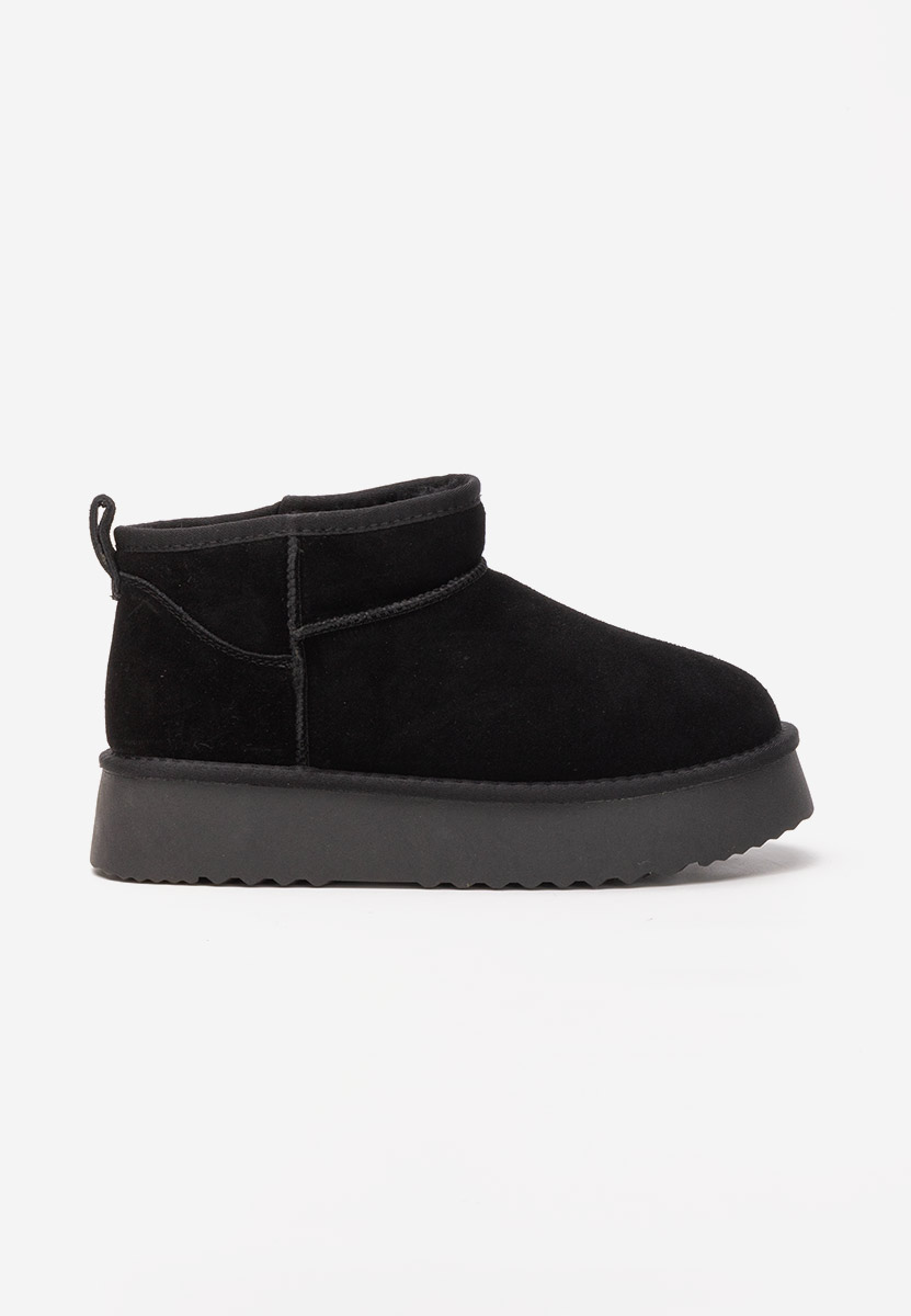 Μπότες τύπου UGG Willa Μαύρα