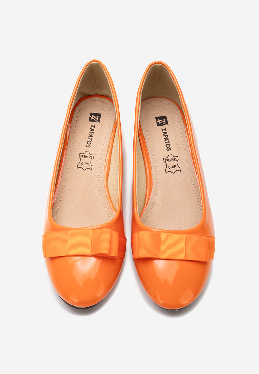 Γόβες με χαμηλό τακούνι Jacki V4 Πορτοκαλι