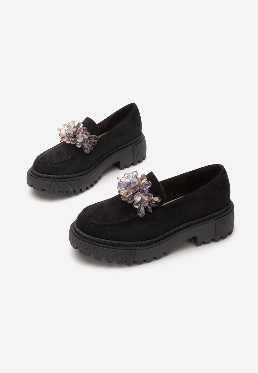 Loafers γυναικεια Amilla μαύρα