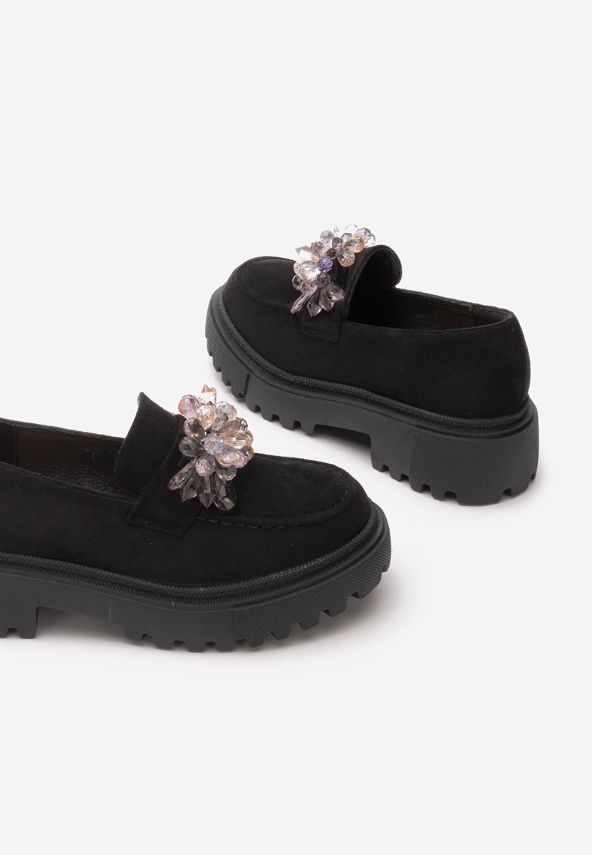 Loafers γυναικεια Amilla μαύρα
