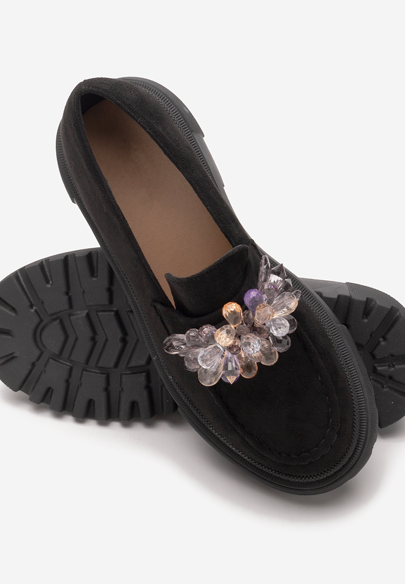 Loafers γυναικεια Amilla μαύρα