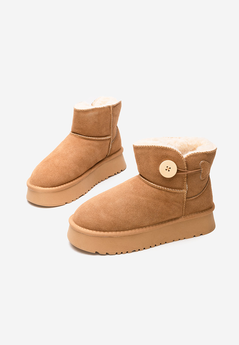 Μπότες τύπου UGG με πλατφόρμα Velsia ταμπά