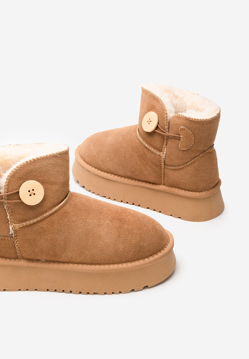 Μπότες τύπου UGG με πλατφόρμα Velsia ταμπά