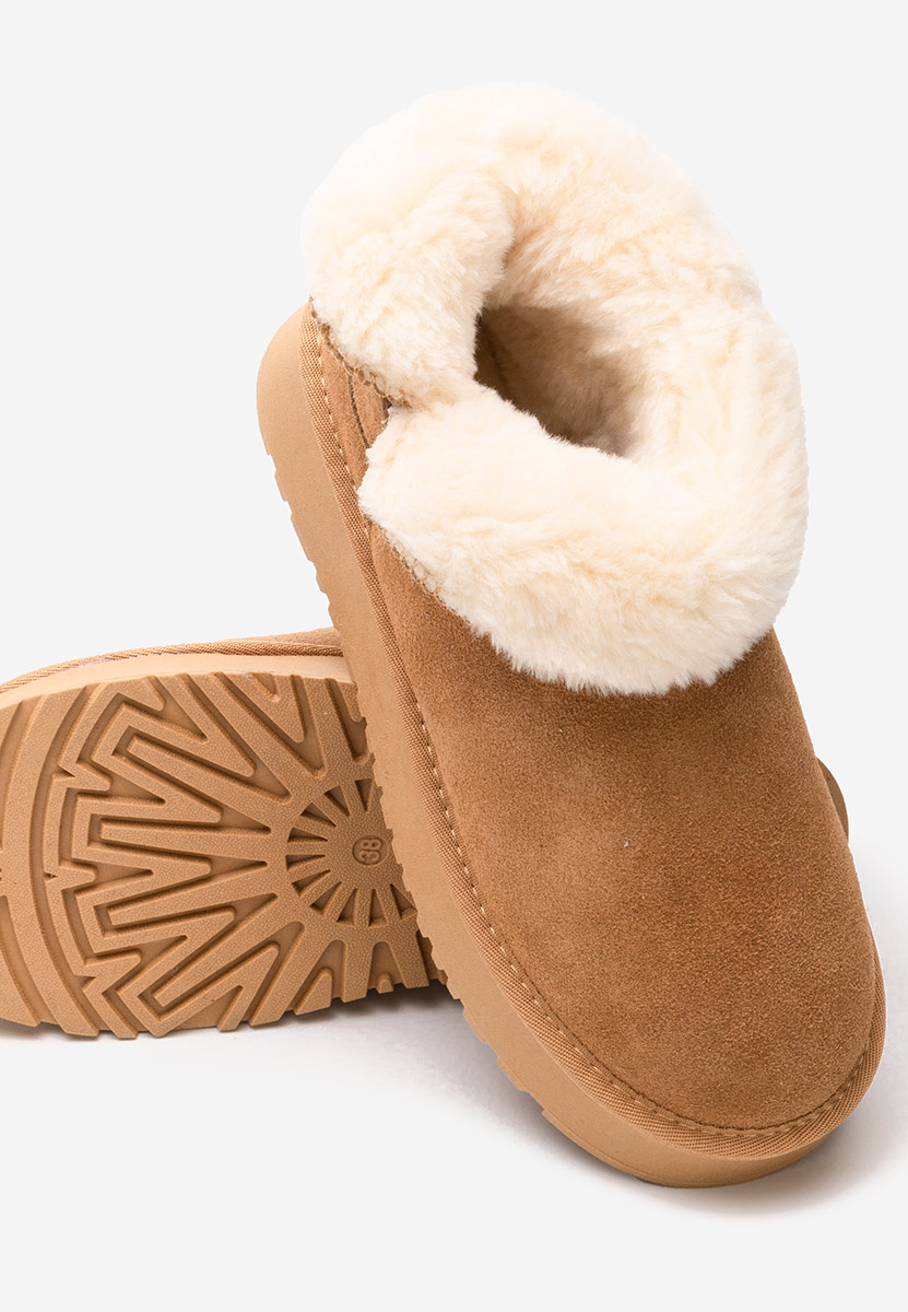 Μπότες τύπου UGG με πλατφόρμα Velsia ταμπά