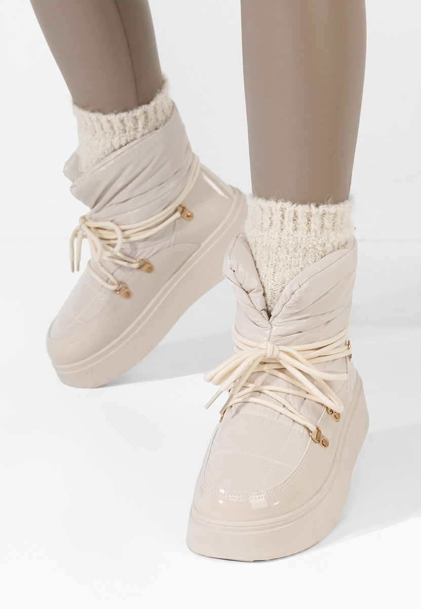 Γυναικείες Μπότες Χιονιού Denyela V2 μπεζ