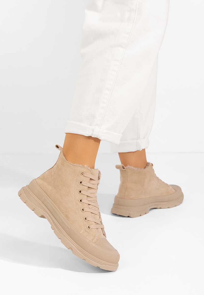 Γυναικεία sneakers αστραγάλο Nicki χακι