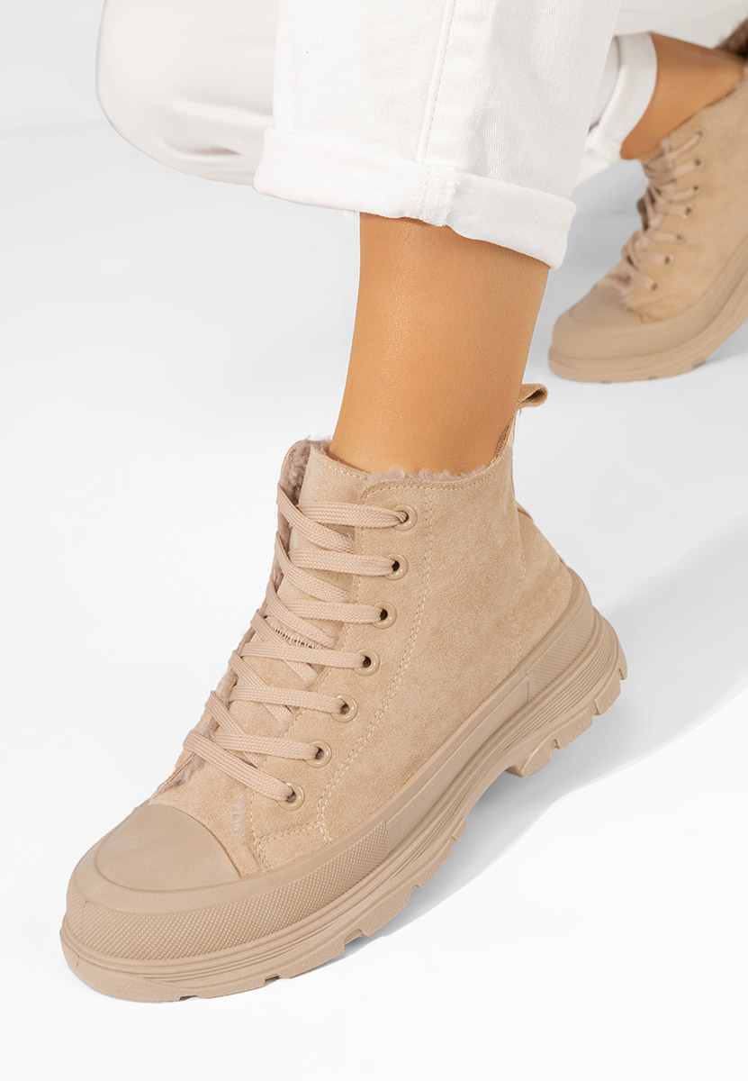 Γυναικεία sneakers αστραγάλο Nicki χακι