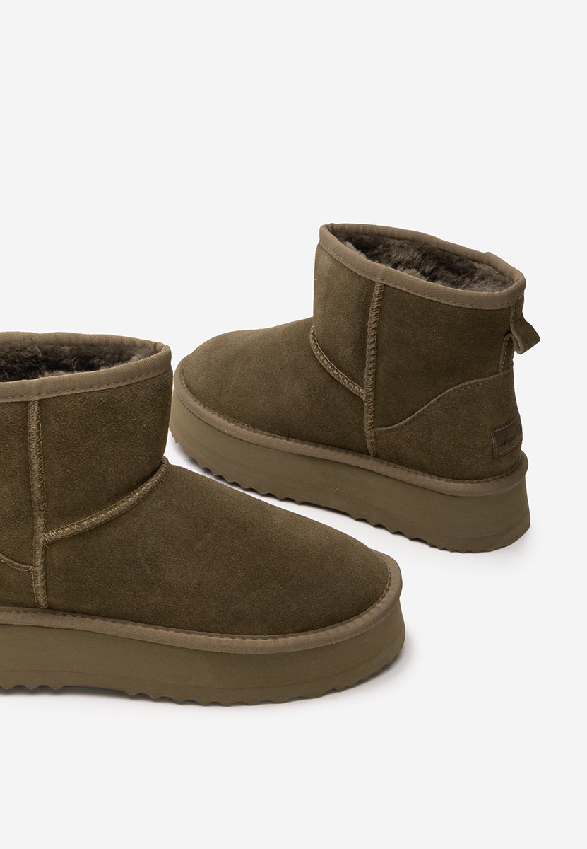 Μπότες τύπου UGG Elvera πρασινο