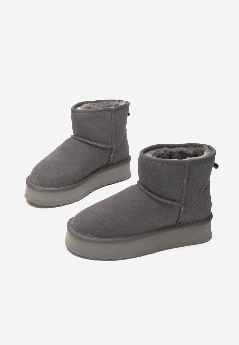 Μπότες τύπου UGG Elvera γκρι