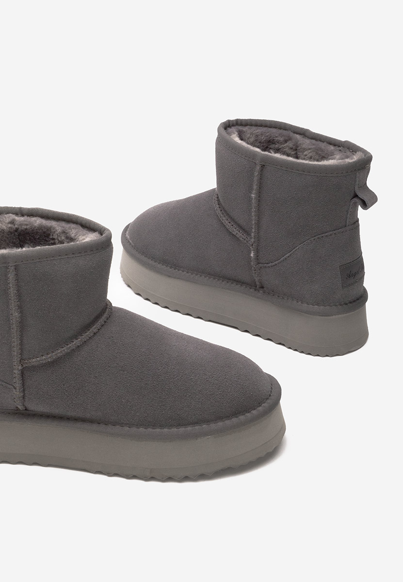 Μπότες τύπου UGG Elvera γκρι